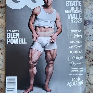 GQ Magazine October 2025 Glen Powell Sex Politics Money Dating Business Etiquett